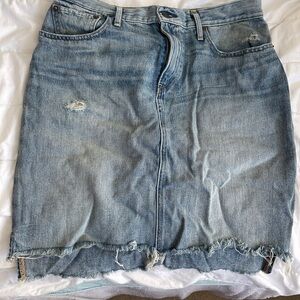 Able Blue Denim Pencil Skirt